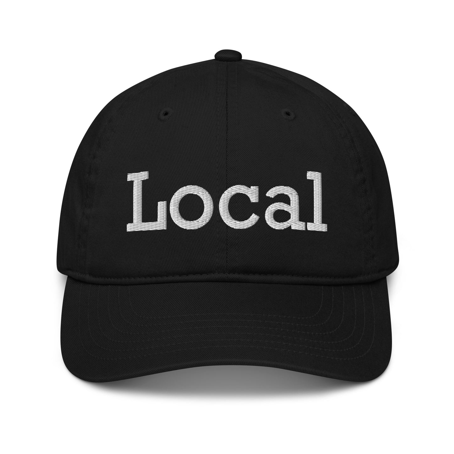 Local 3-D Embroidered Organic Cotton Cap