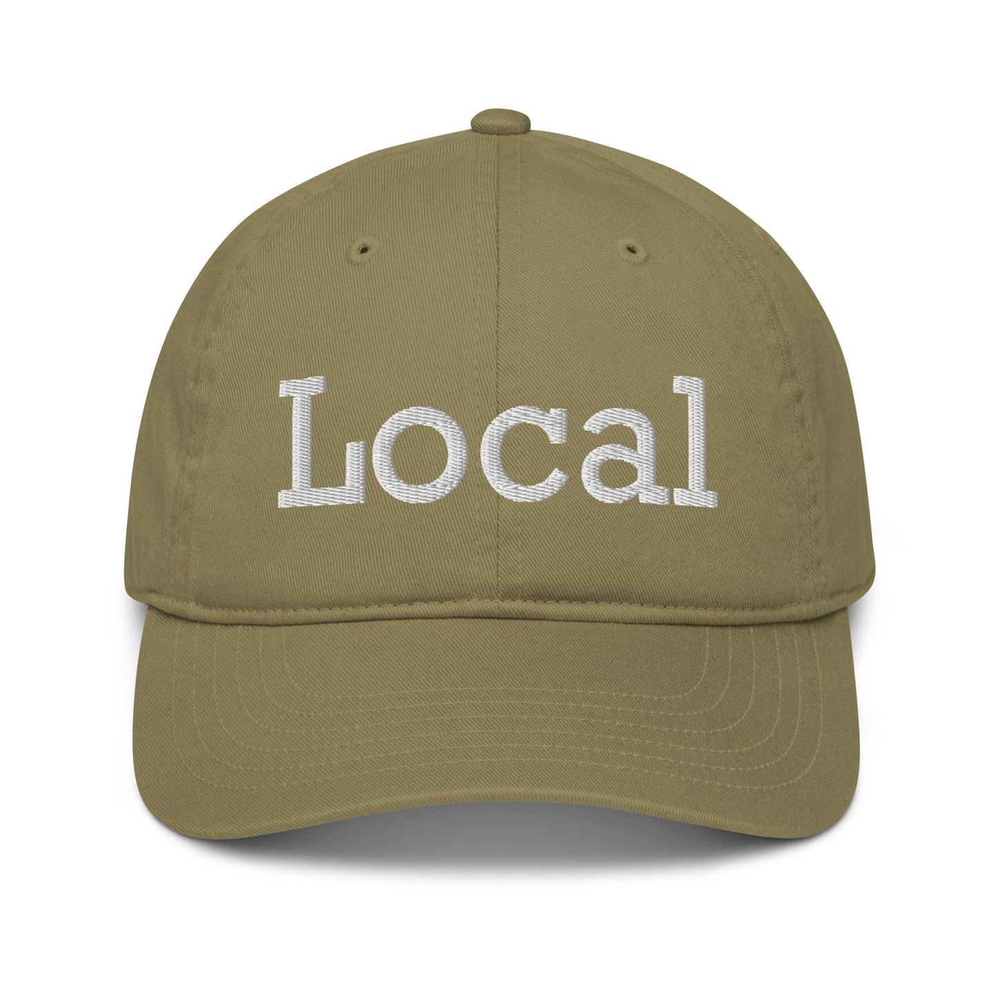 Local 3-D Embroidered Organic Cotton Cap