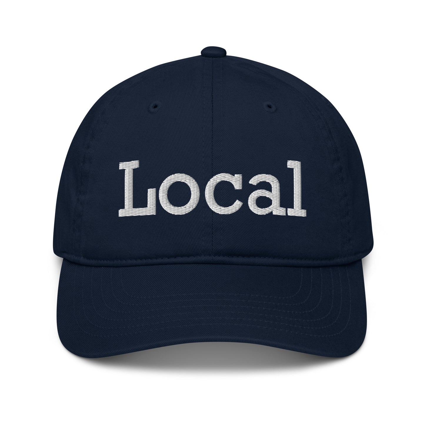 Local 3-D Embroidered Organic Cotton Cap