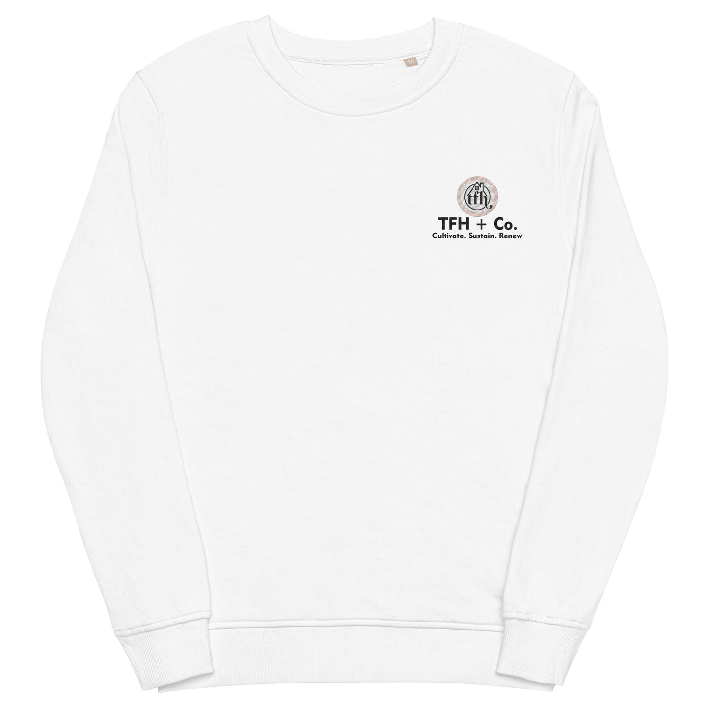 TFH + Co. Embroidered Unisex Organic Eco Sweatshirt