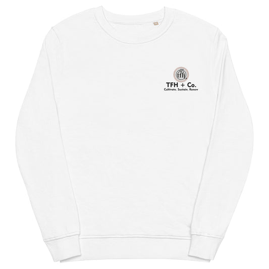 TFH + Co. Embroidered Unisex Organic Eco Sweatshirt